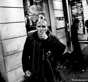 Black-and-white Punk Photography in Paris