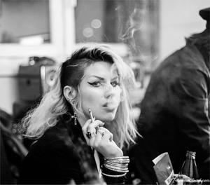 Black-and-white Punk Photography in Paris